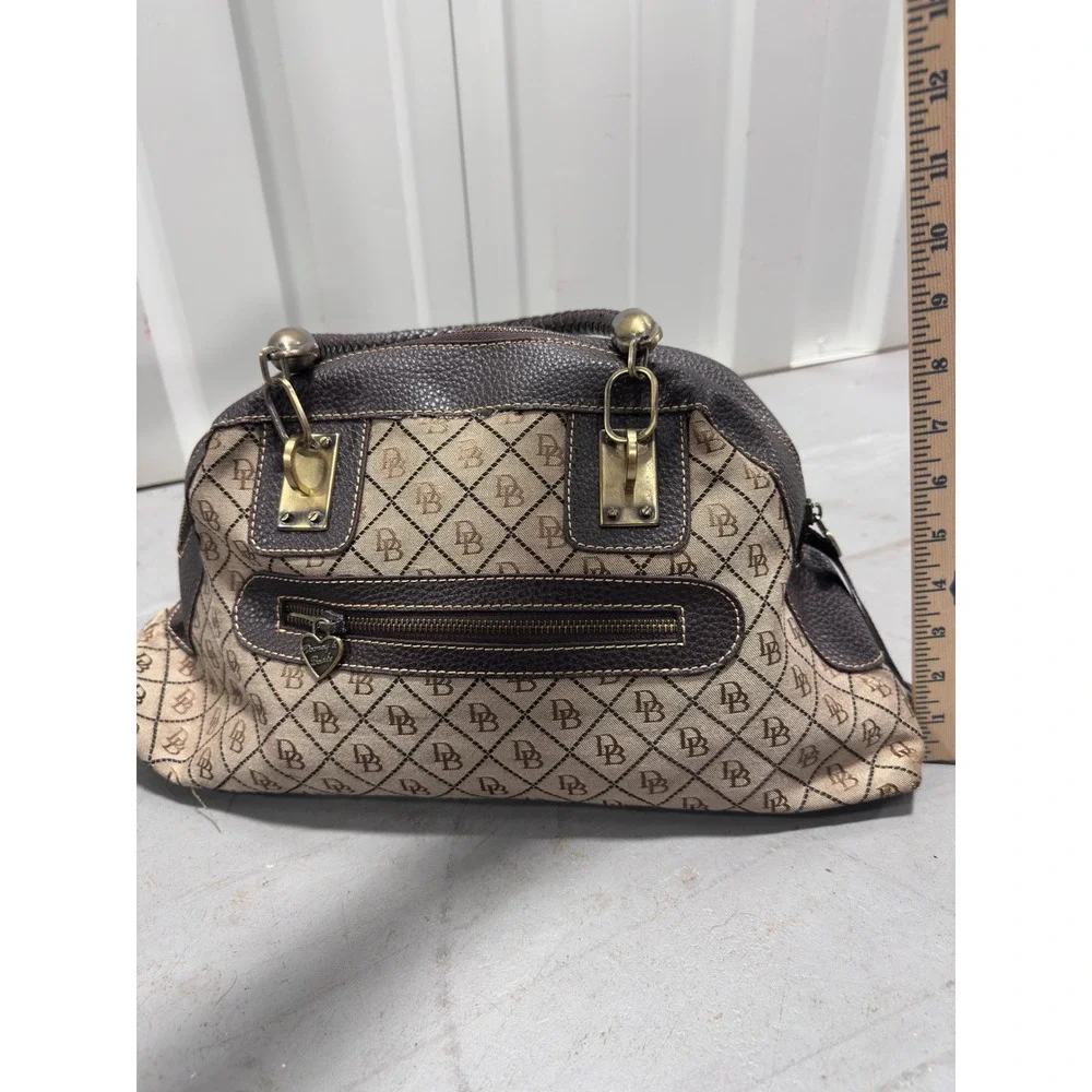 Authentic Vintage Dooney & Bourke Signature Monogram Bag